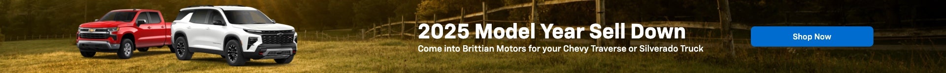 2025 Model Year Sell Down